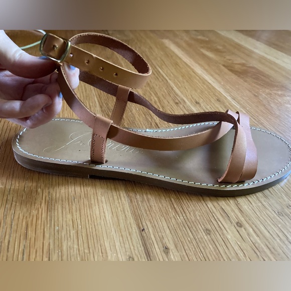 J. Crew leather strappy sandals 5 1/2 - Picture 6 of 6